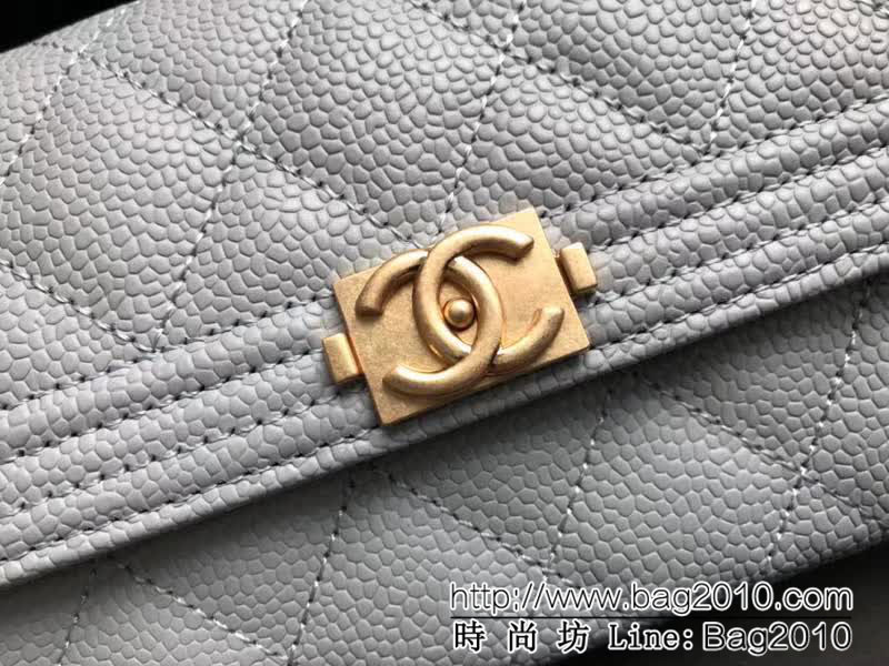 CHANEL香奈兒 海外原單 顆粒壓花牛皮 女款長錢包 A80286  DJC3122